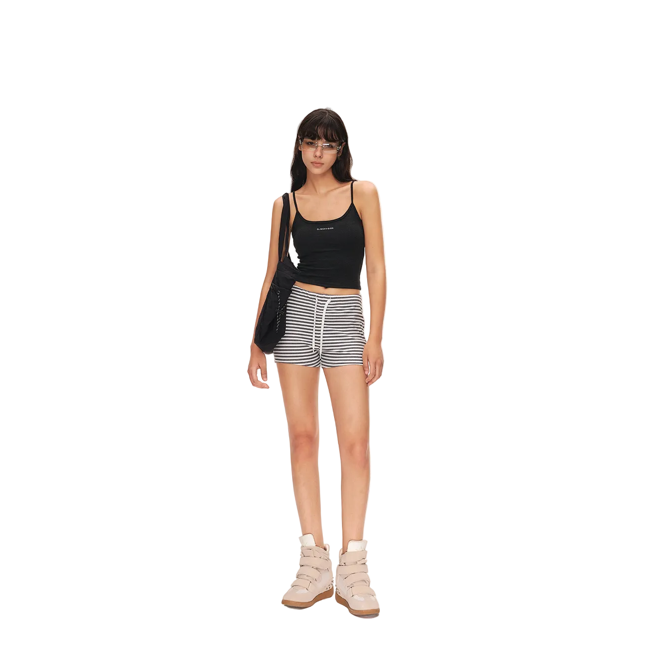 Black Tencel High Elastic Camisole