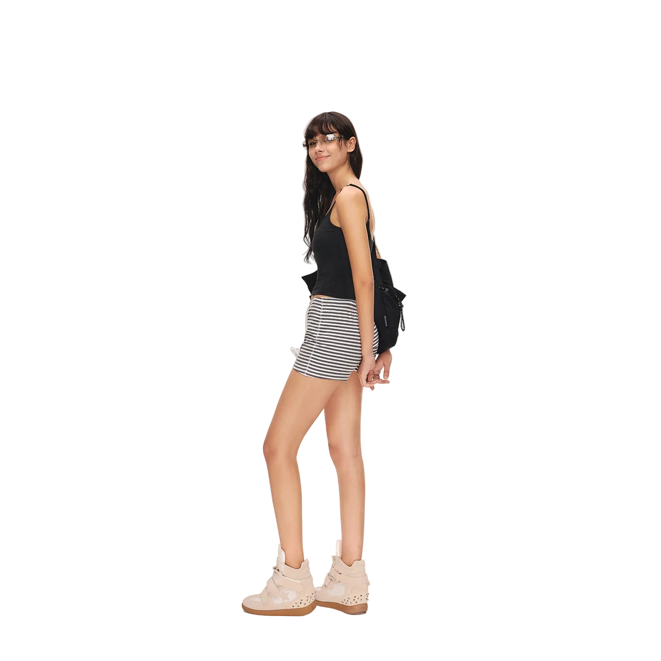 Black Tencel High Elastic Camisole