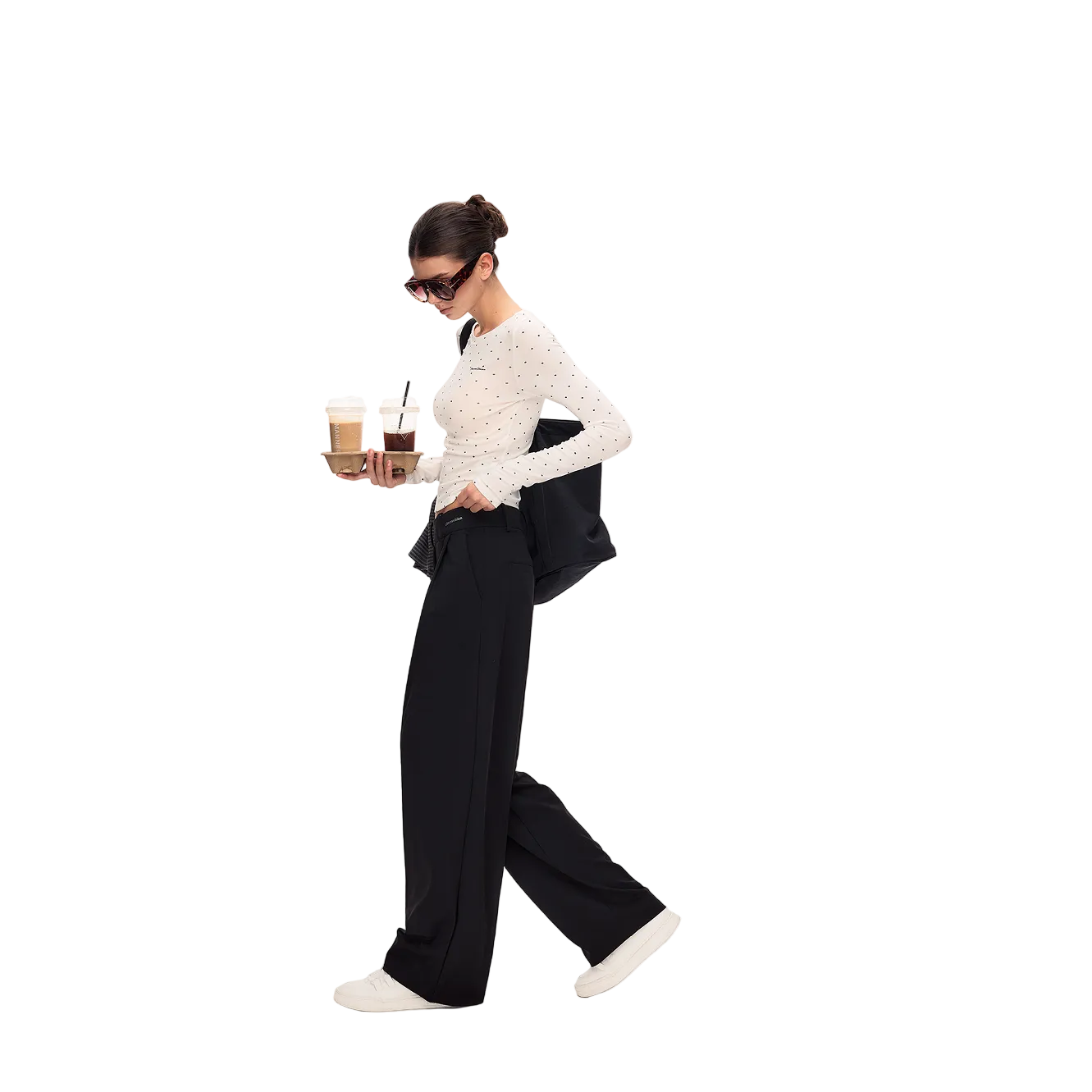 Black 3D Cut Sports Yoga Suit Pants