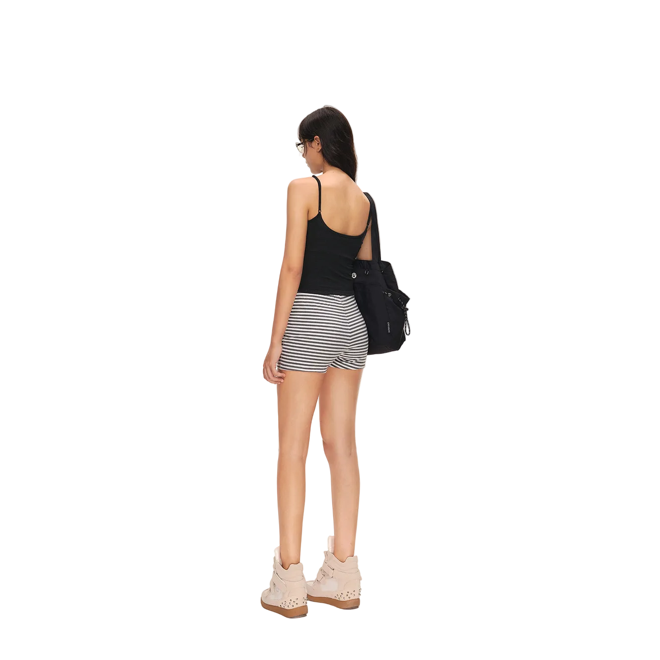 Black Tencel High Elastic Camisole