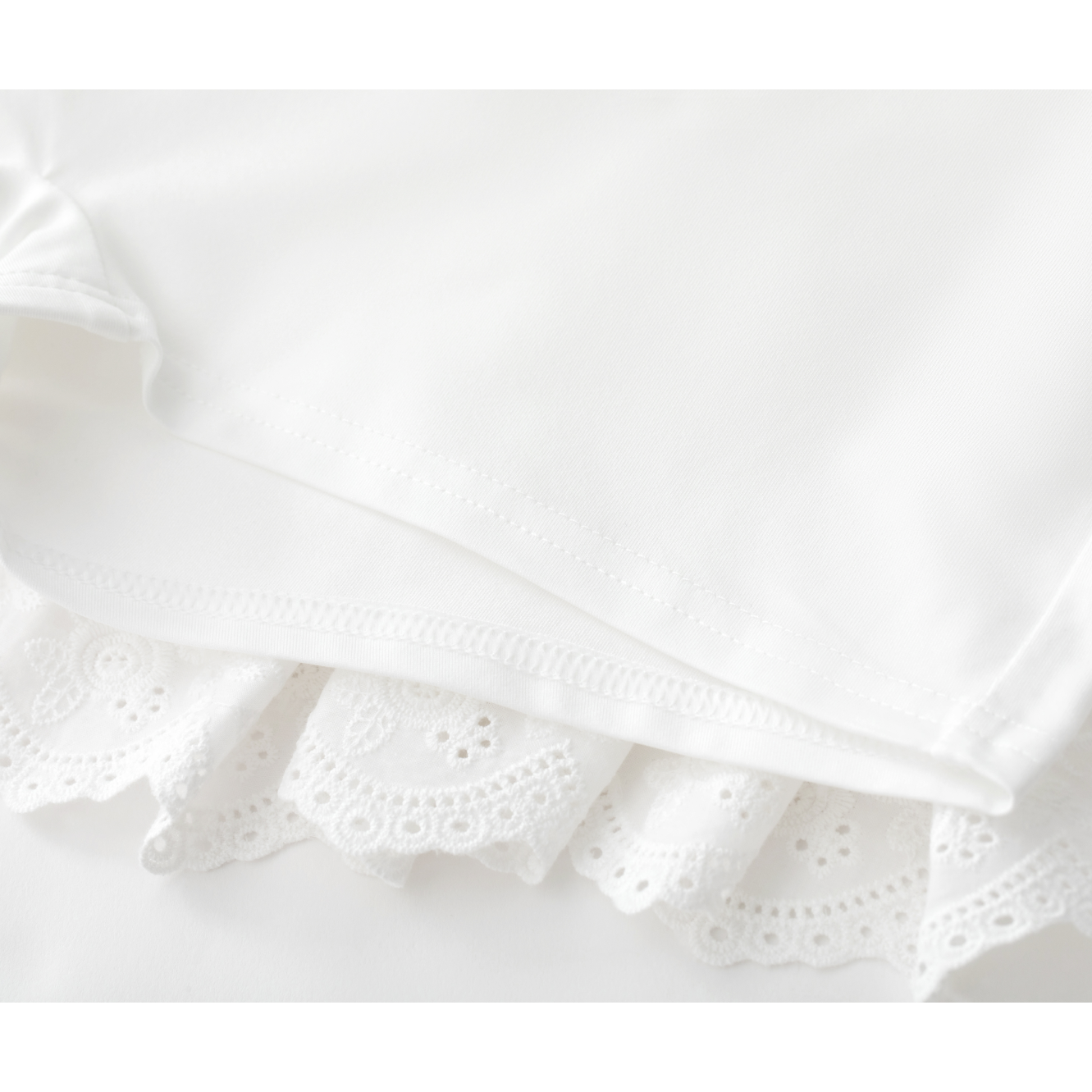 White Layered Lace Tutu Skirt