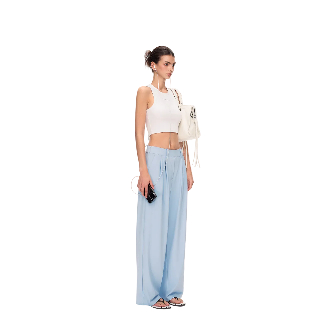 Blue 3D Cut Sports Yoga Suit Pants