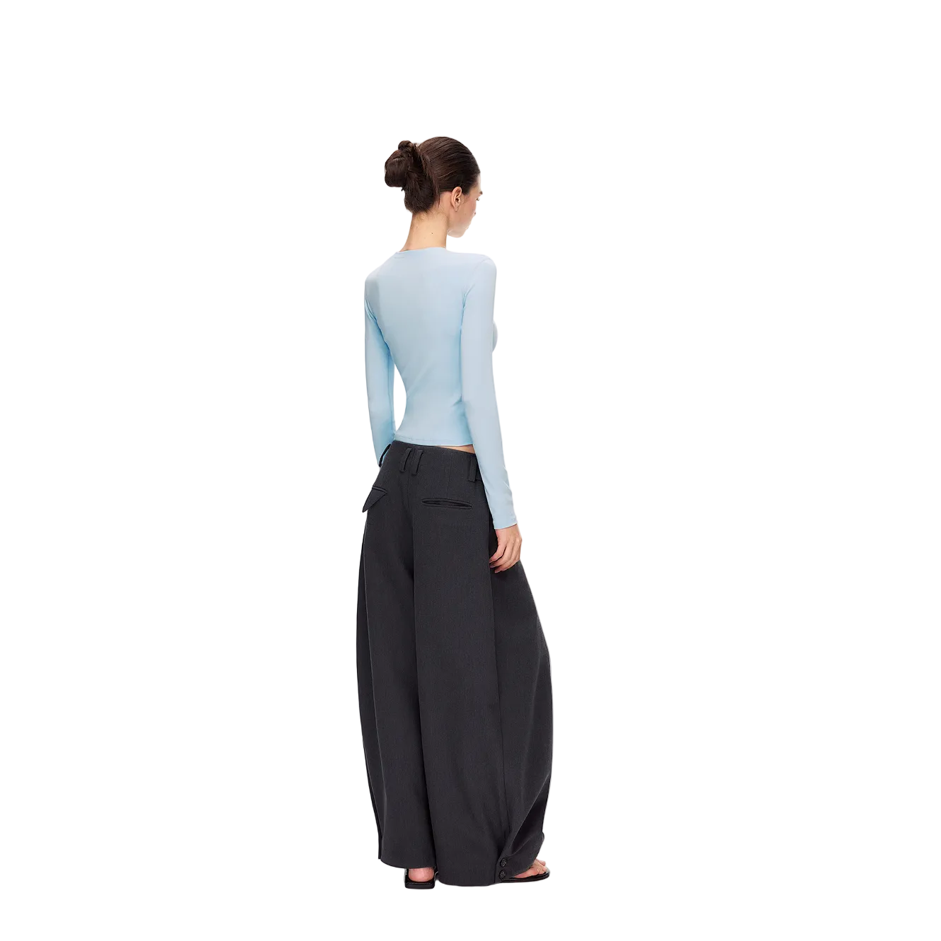 Blue Lightweight Cross Long-Sleeve T-Shirt