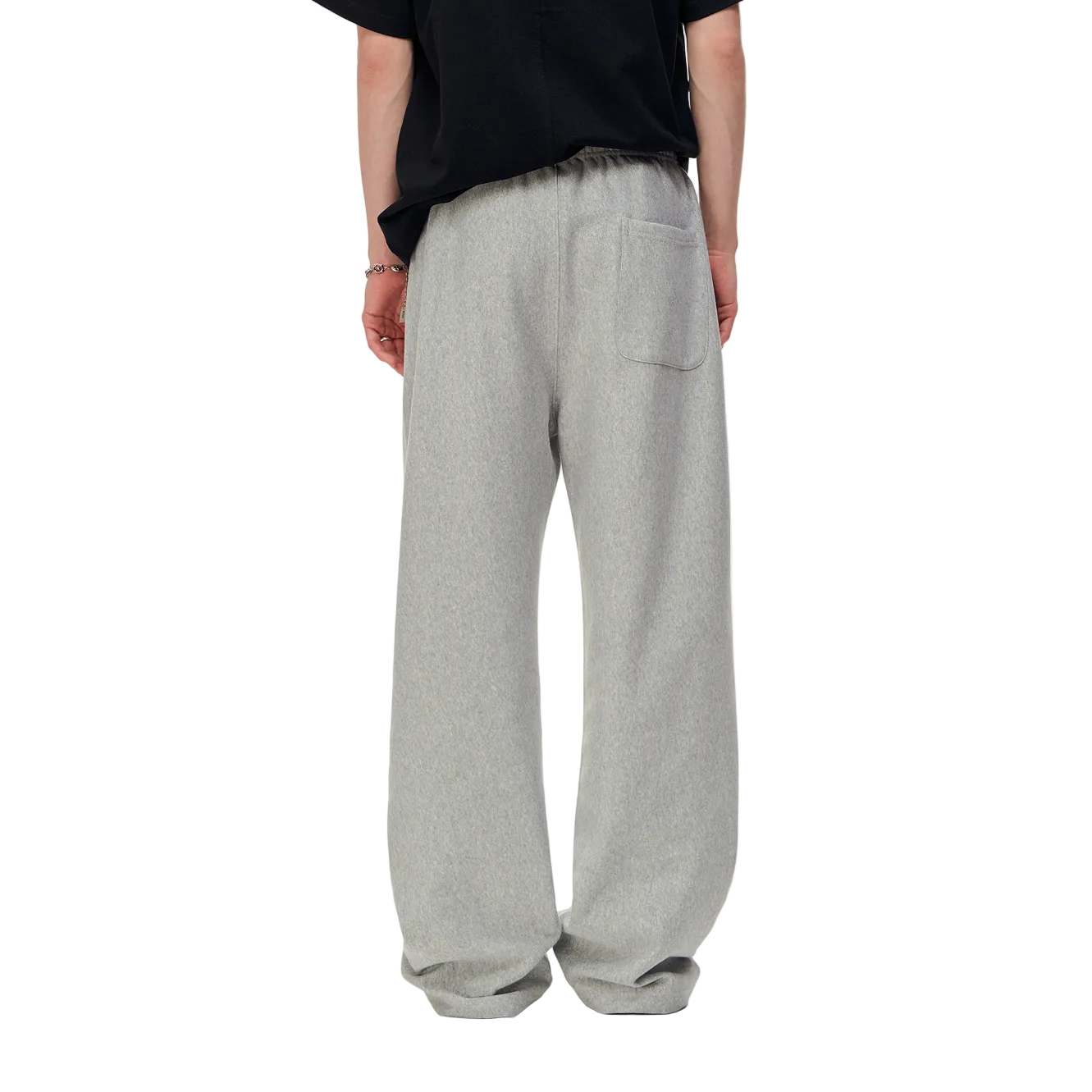 Grey Basic Casual Sports Sweatpants