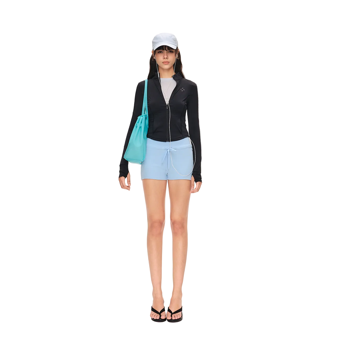Black Ultra-Lightweight Ice-Feel Sun Protection Jacket