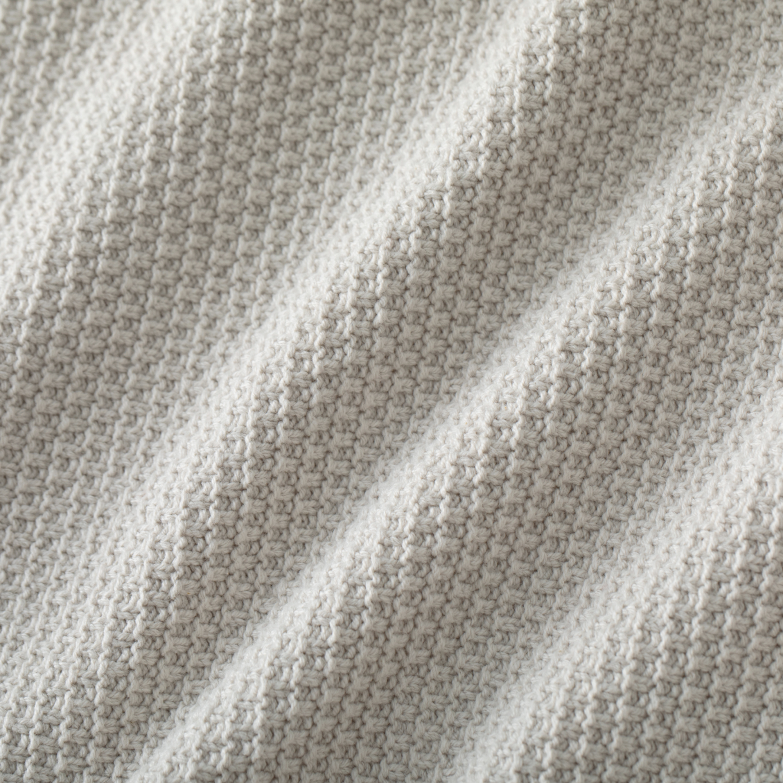 Beige Textured Relaxed Sweater Lapel Button Cardigan