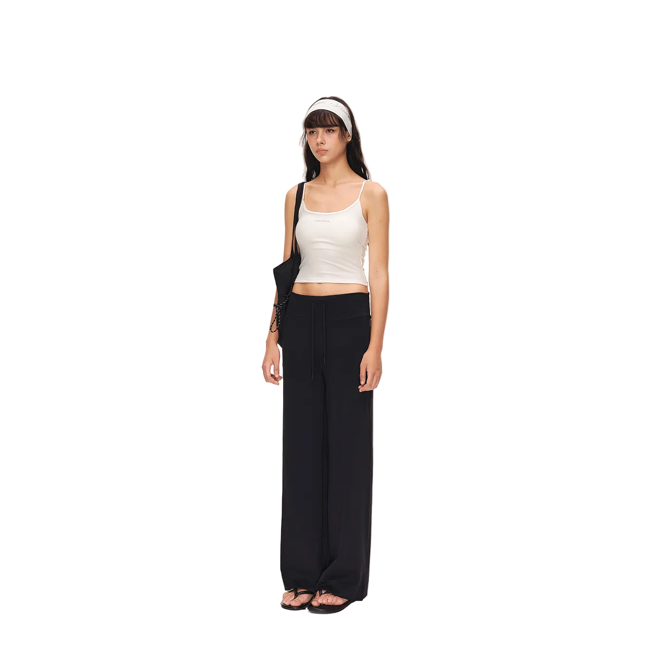 White Tencel High Elastic Camisole