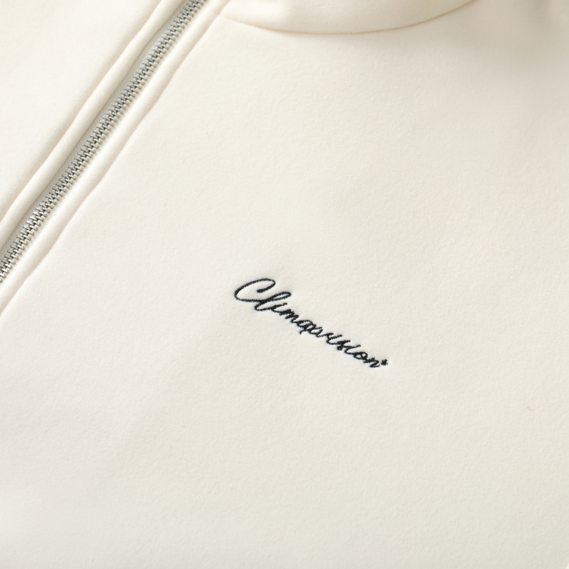 Beige Double-Faced Warm Fleece Stand Collar Jacket