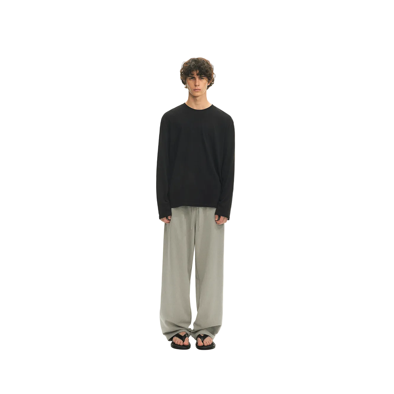 Grey Heavyweight Drawstring Sweatpants