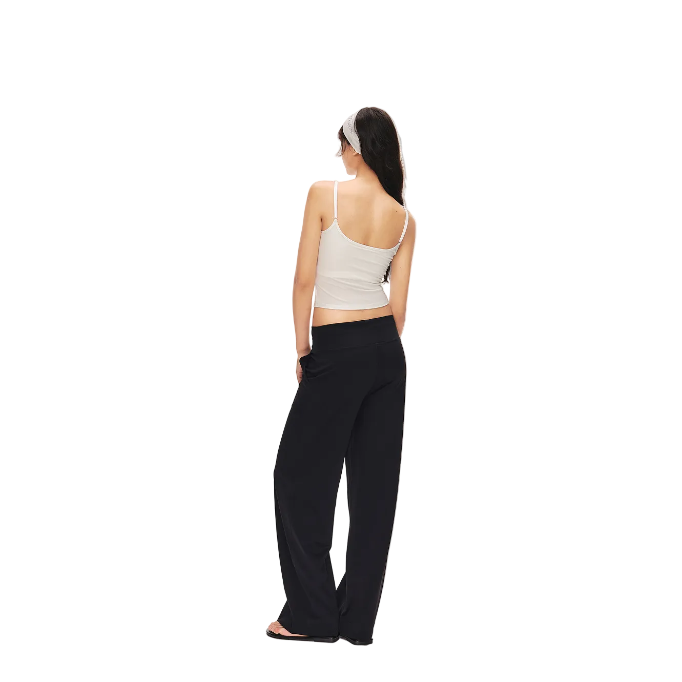 White Tencel High Elastic Camisole