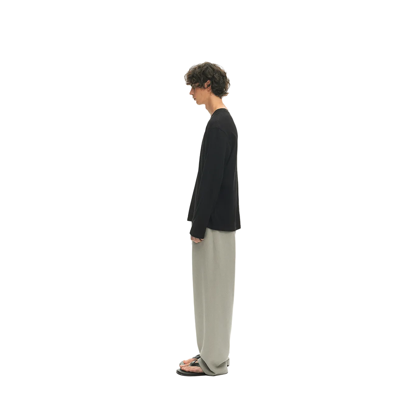 Grey Heavyweight Drawstring Sweatpants