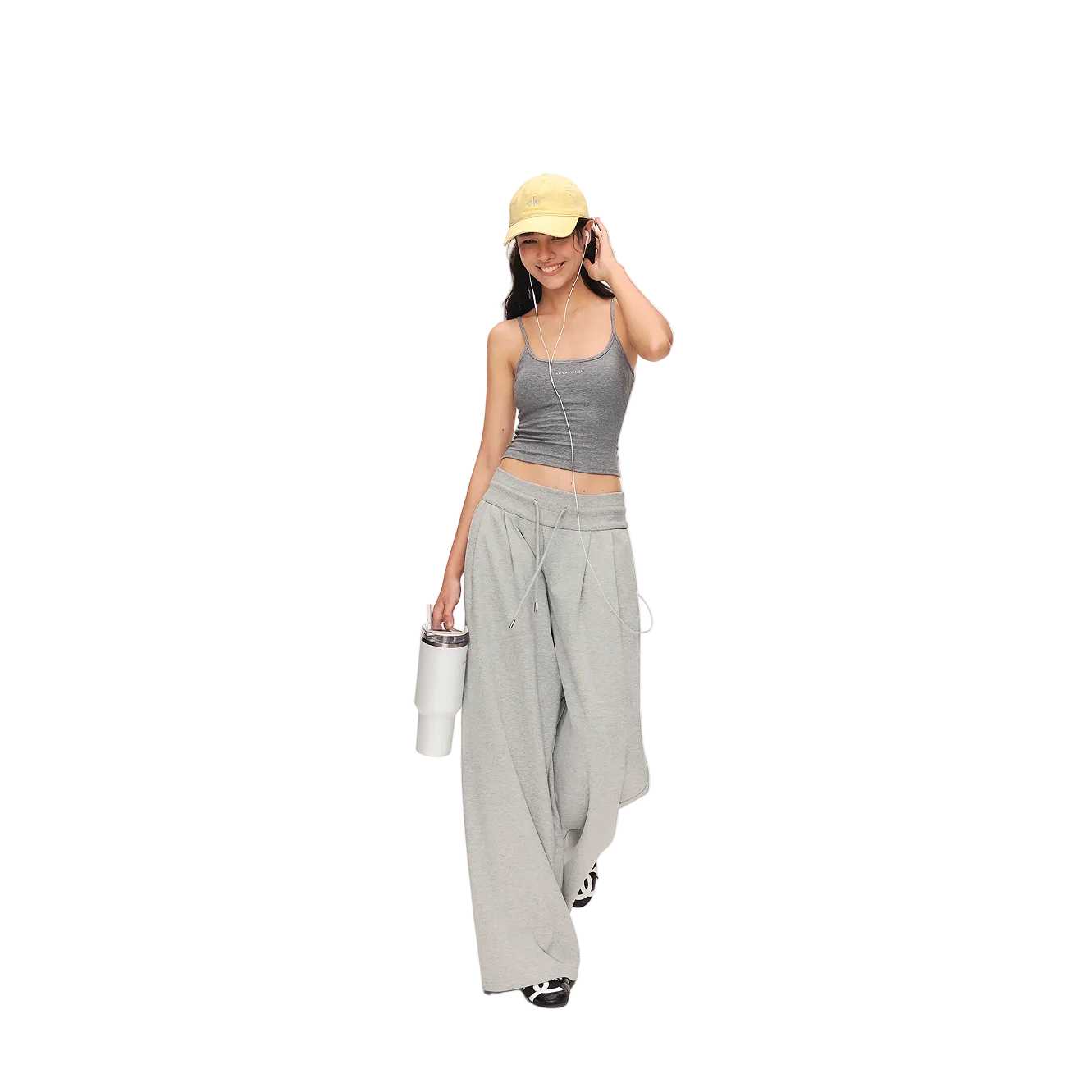 Grey Tencel High Elastic Camisole