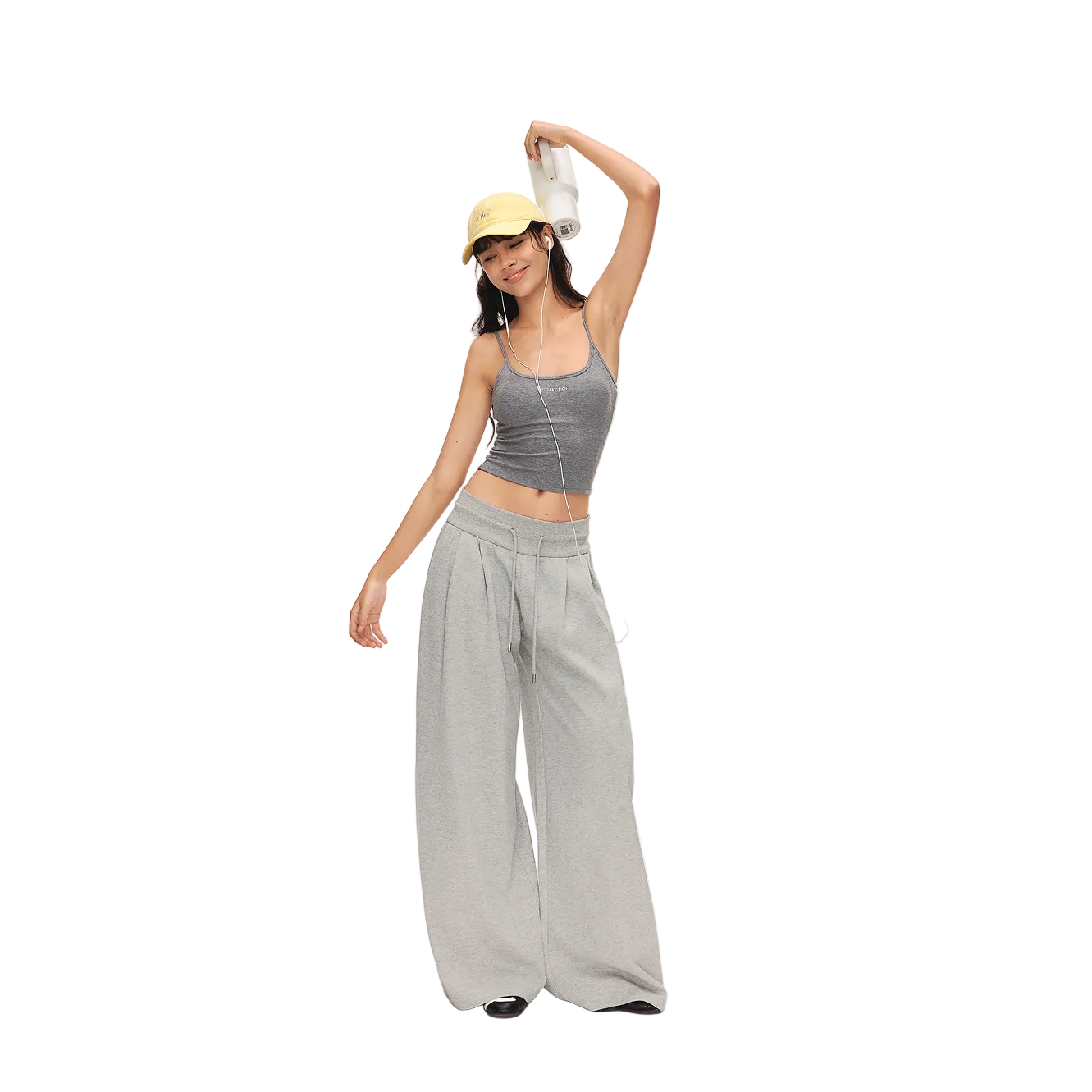 Grey Tencel High Elastic Camisole