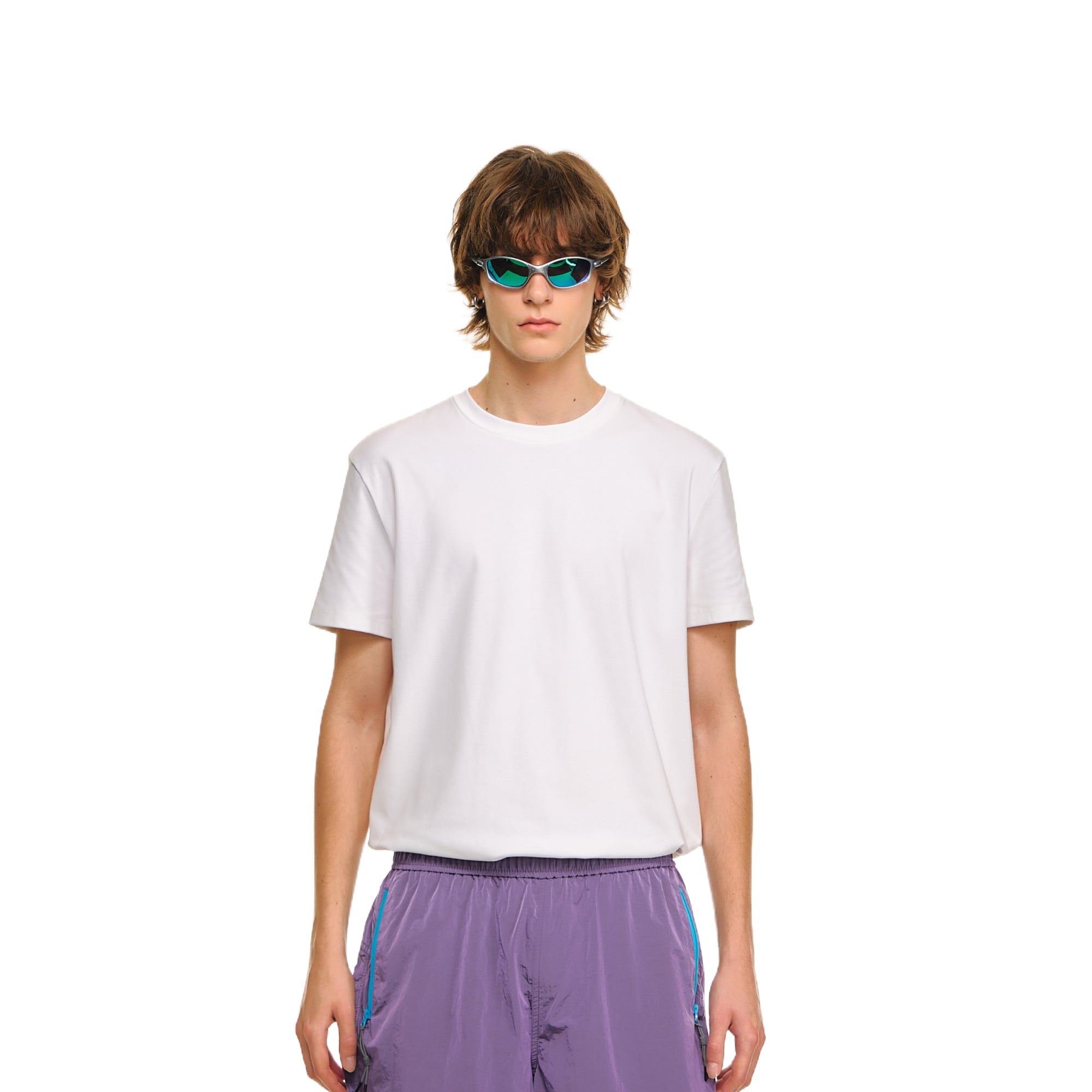 White Commuting Boxy Short Sleeve