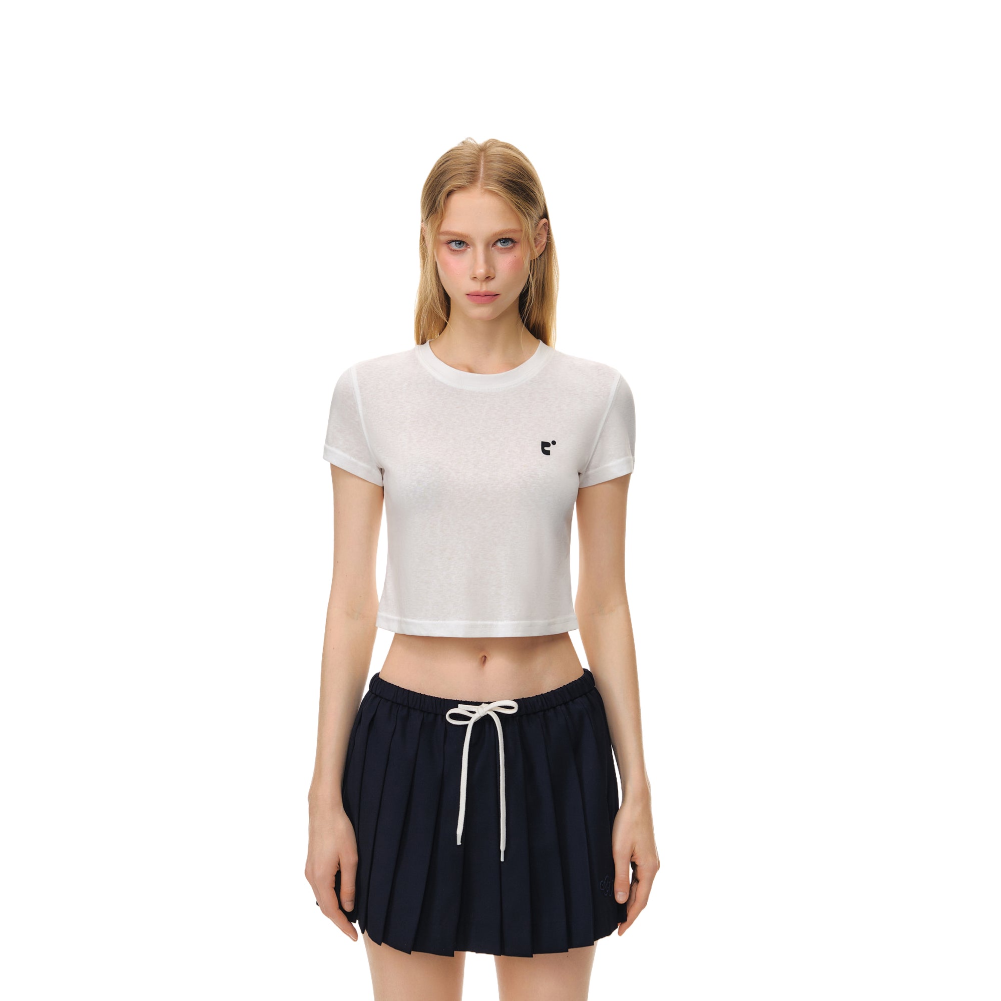 White Snowflake Cotton Light Classic Short Sleeves