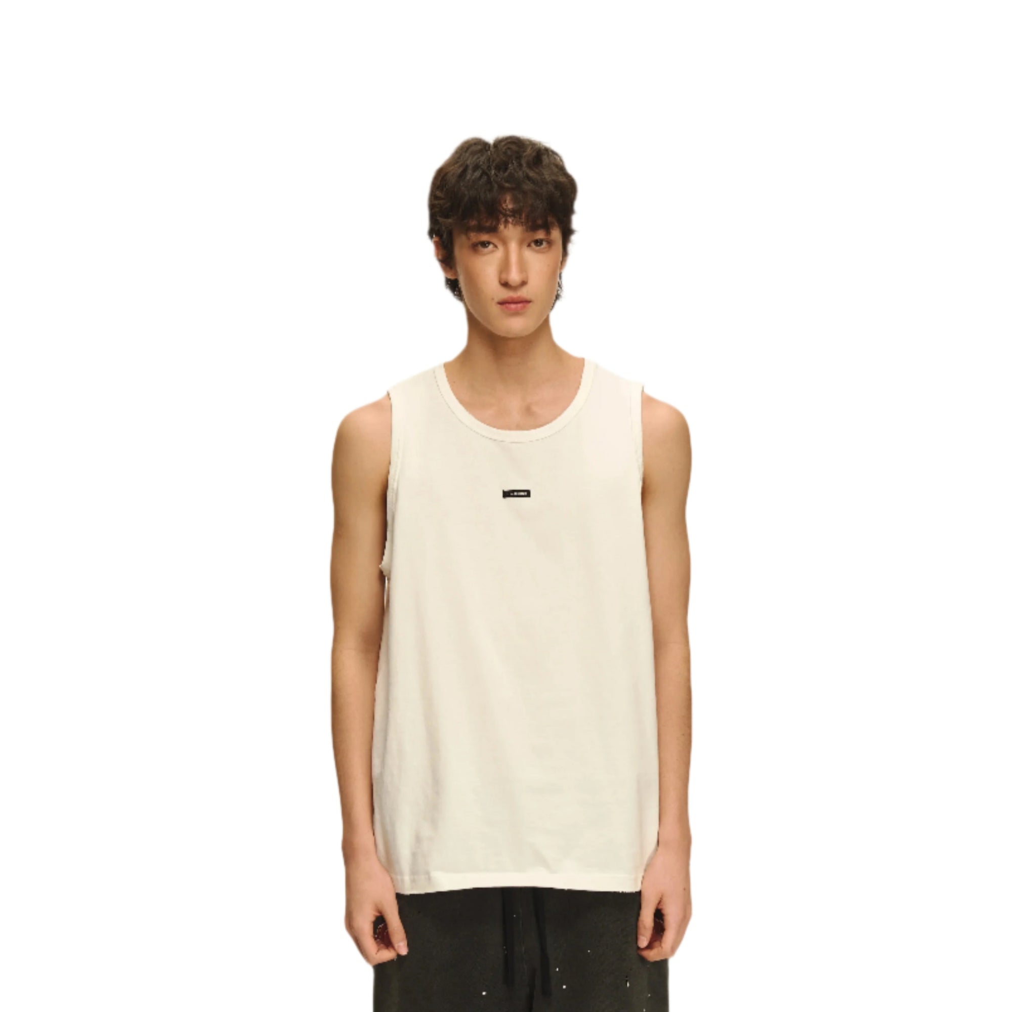 White Hand-Destroyed Vest