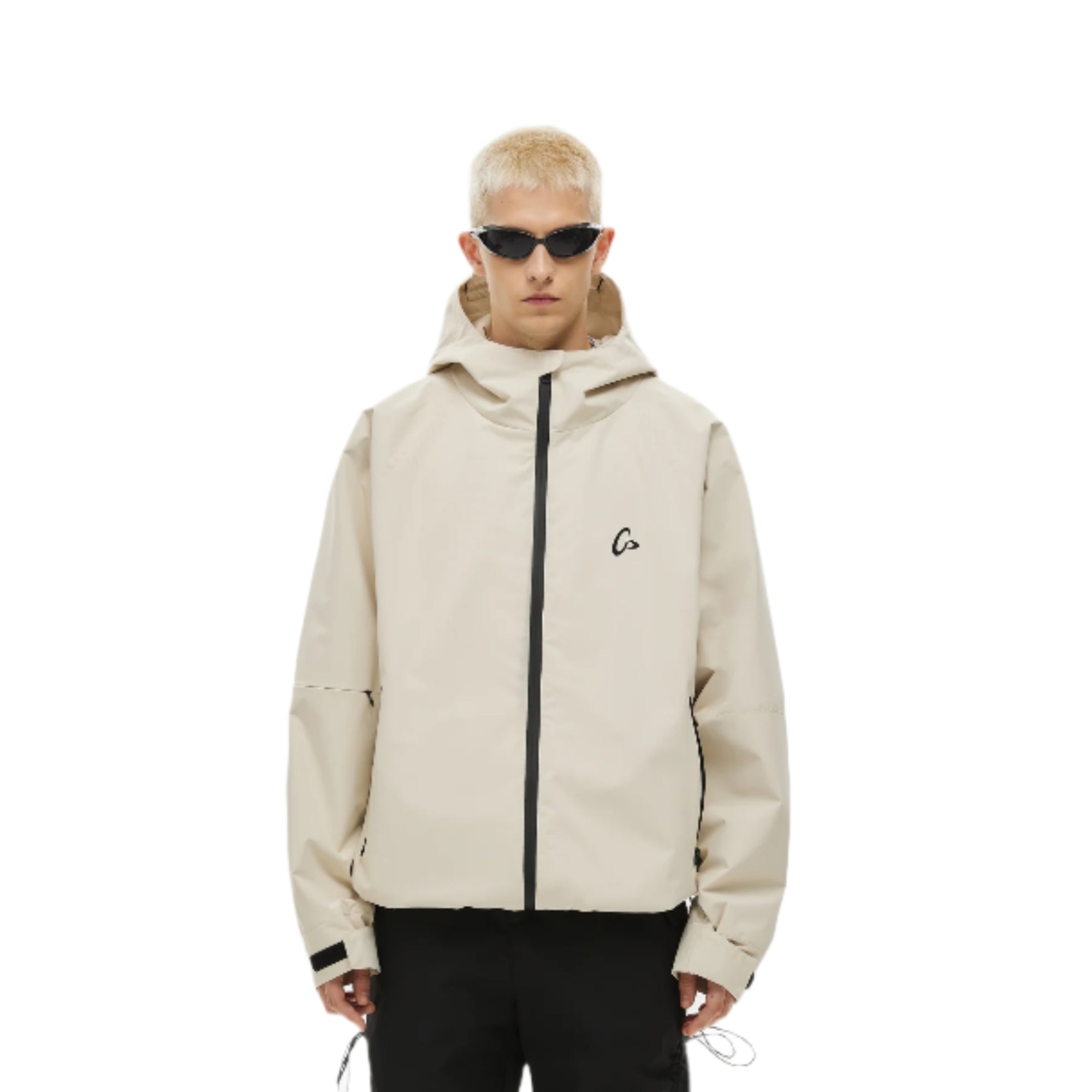Sand Color Windproof Functional Jacket