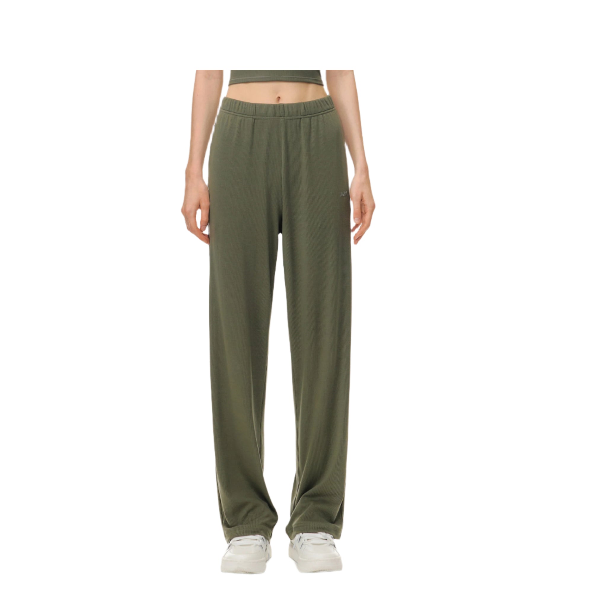 Green Light Cloud Stretch Tencel Cool Straight Trousers