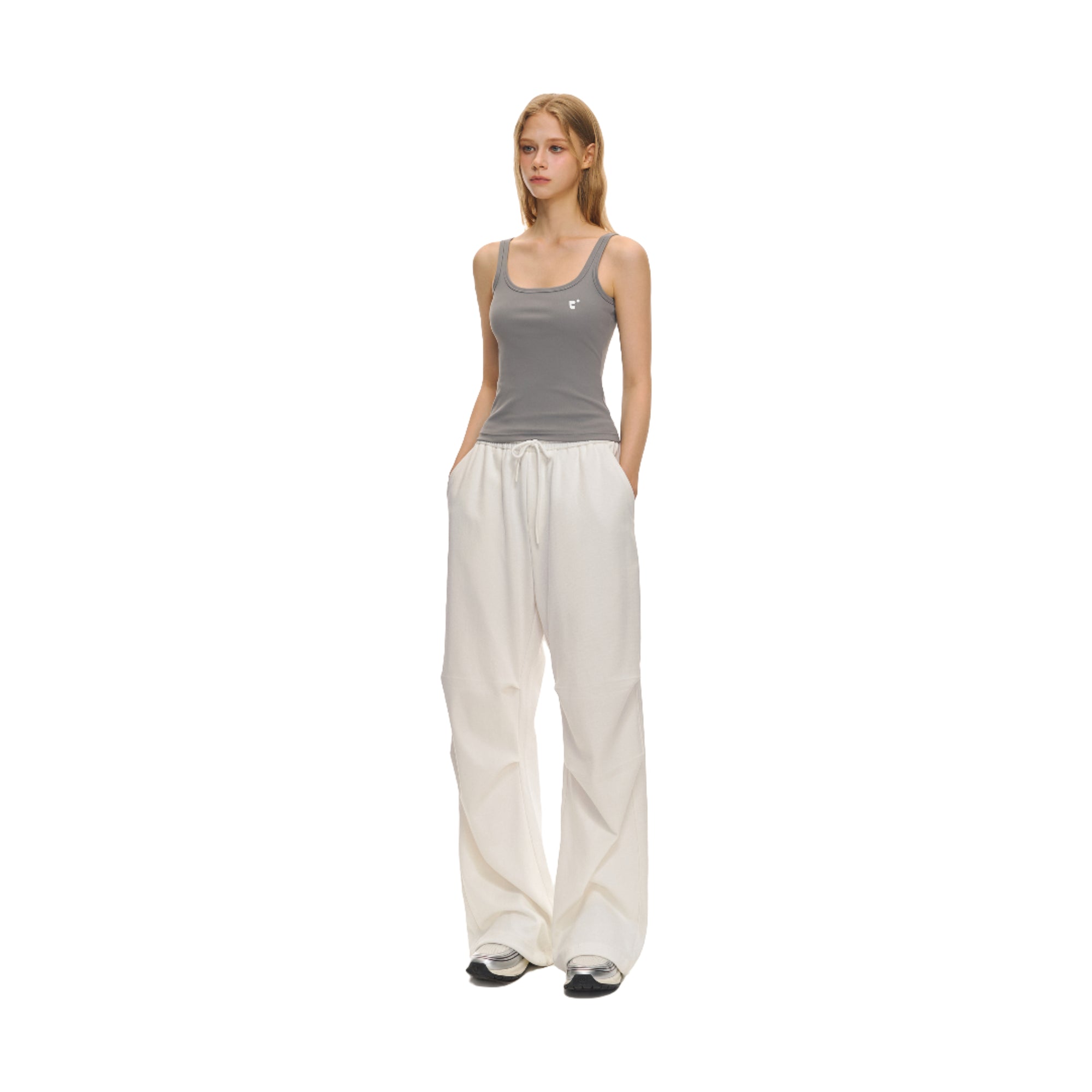 Grey Nylon Ribbed Commuter Sports Vest
